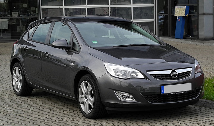 2009 2012 Opel Astra J Hatchback Araba Teknik Bilgi